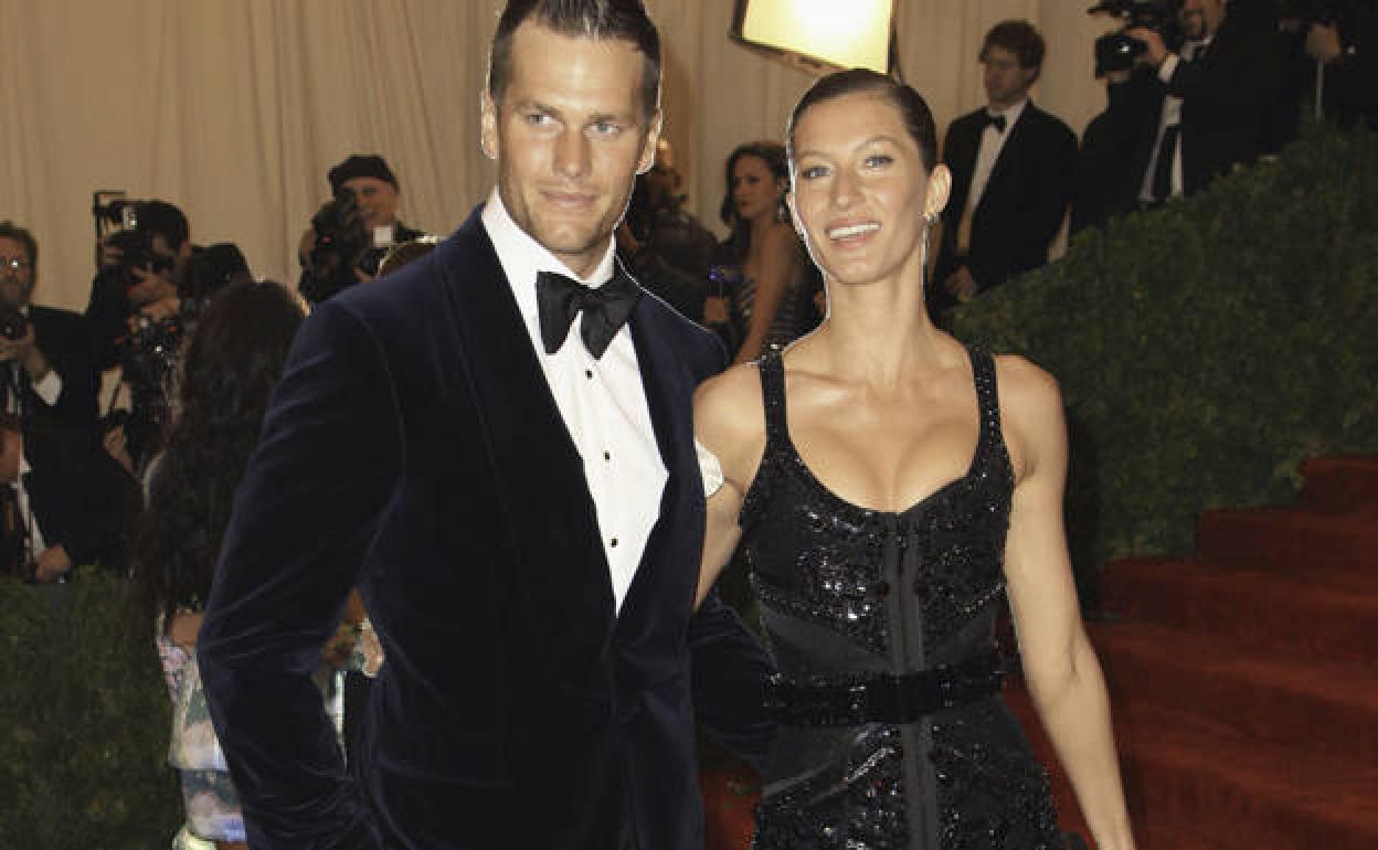 Tom Brady y Gisele Bündchen. 