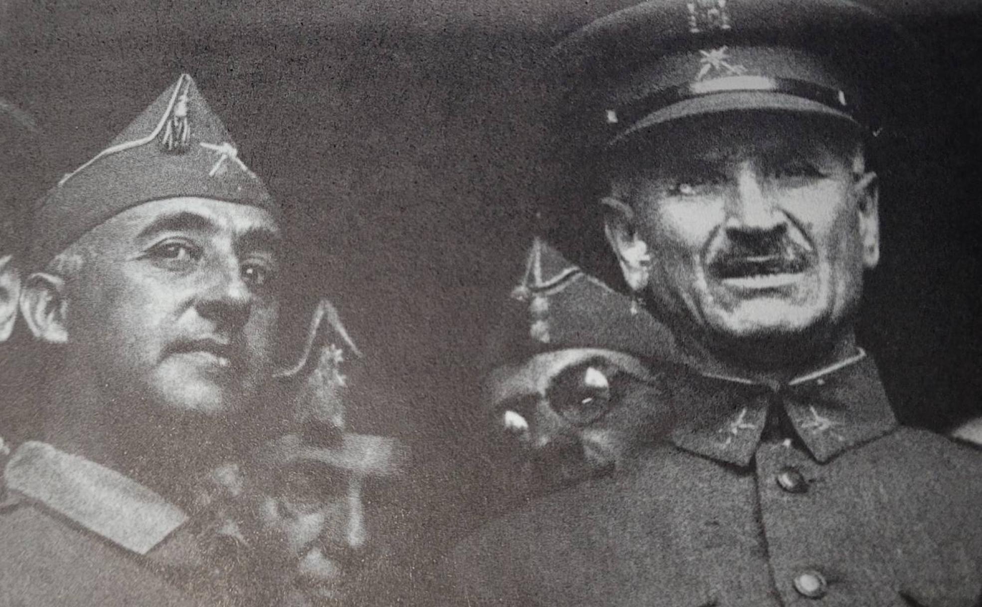 Francisco Franco y Gonzalo Queipo de Llano. 