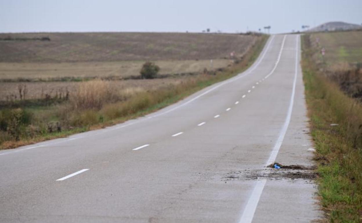 Zona del doble atropello mortal cercana al punto donde falleció un ciclista hace 20 años. 