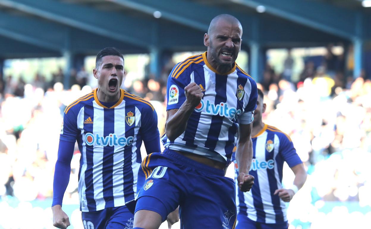 Yuri celebra con rabia el único gol del partido. 
