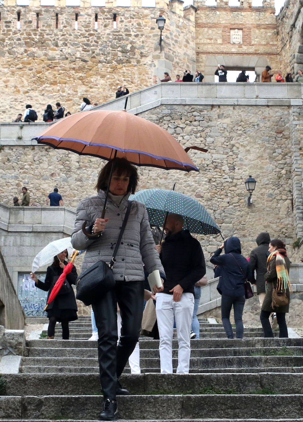 Turistas durante el puente de todos los santos. 