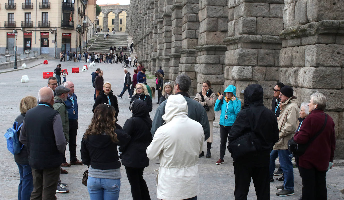 Turistas durante el puente de todos los santos. 