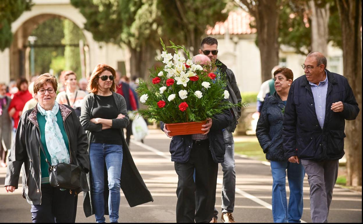 Cementerio del Carmen este martes.