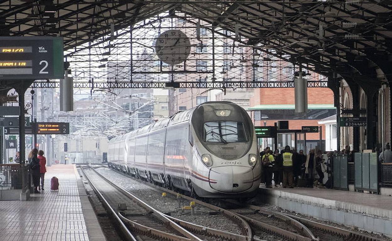 Estación de trenes de Valladolid. 