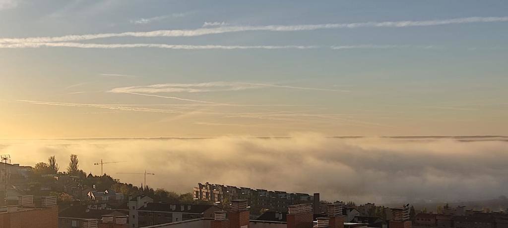 Fotos: Valladolid amanece envuelta en un fino manto de niebla