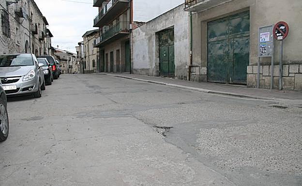Las obras de la calle Segovia le costarán 40.000 euros más al Ayuntamiento de Cuéllar
