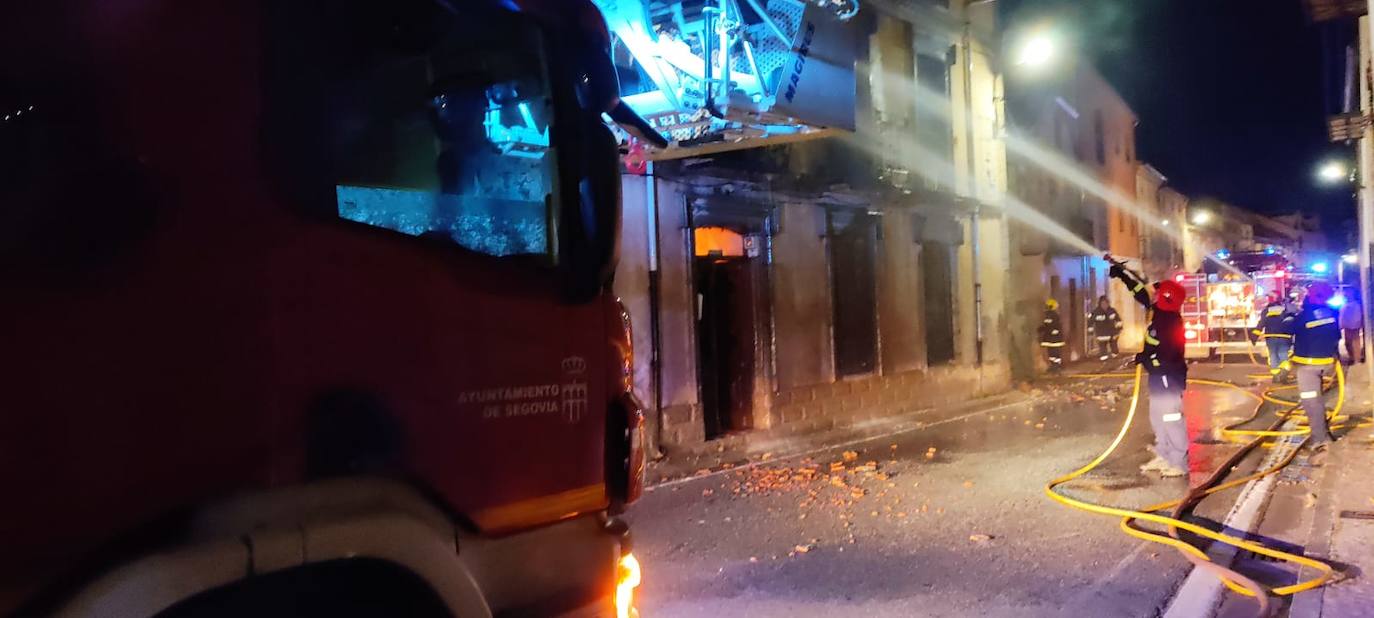 Incendio en Fuenterrebollo.
