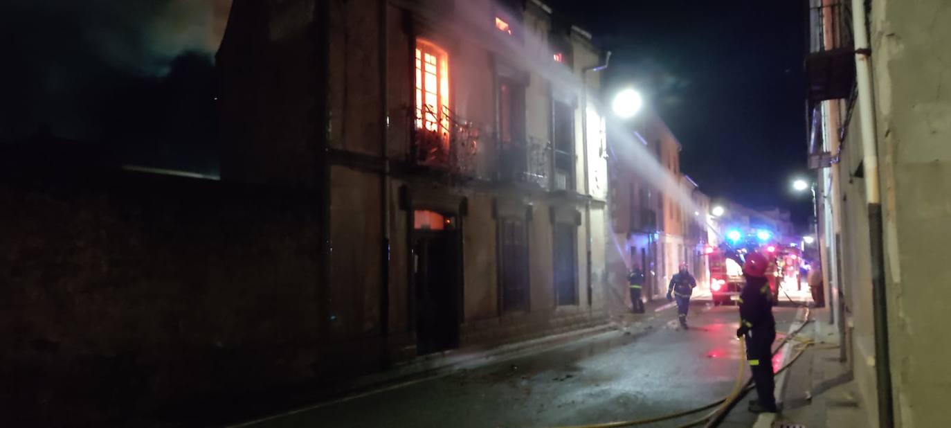 Incendio en Fuenterrebollo.