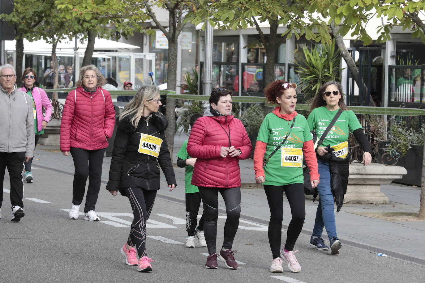 Fotos: La marcha contra el cáncer llena Valladolid de verde