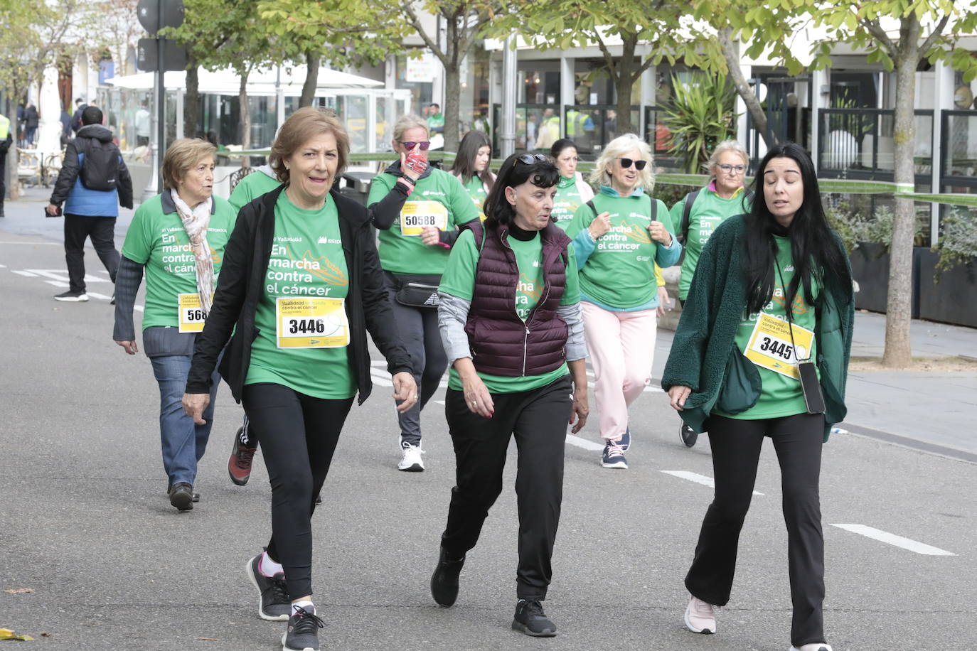 Fotos: La marcha contra el cáncer llena Valladolid de verde