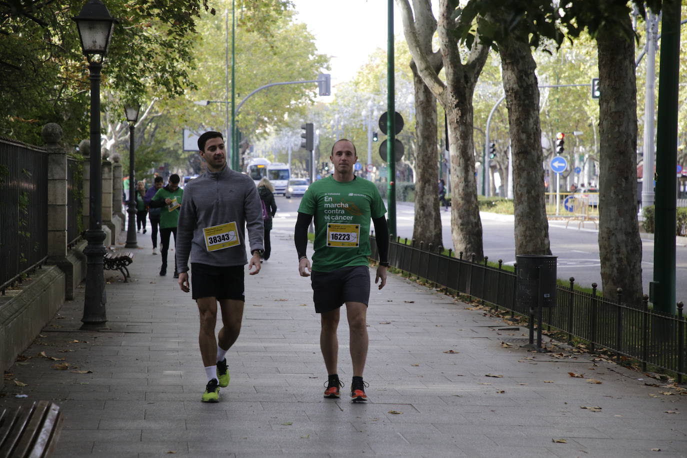 Fotos: La marcha contra el cáncer llena Valladolid de verde