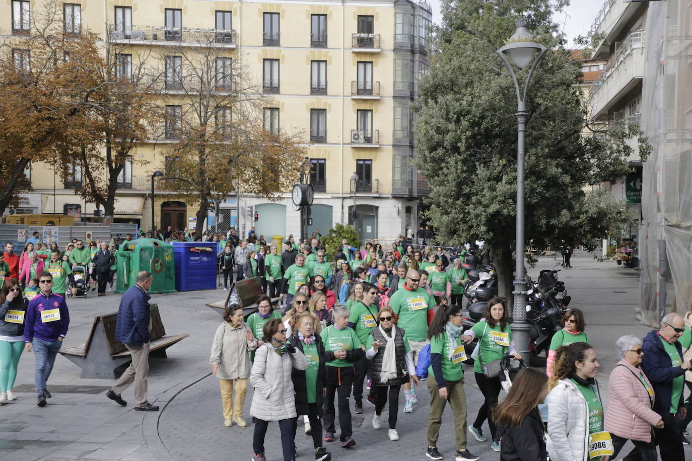 Fotos: La marcha contra el cáncer llena Valladolid de verde