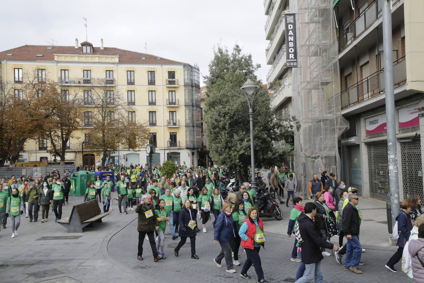 Fotos: La marcha contra el cáncer llena Valladolid de verde