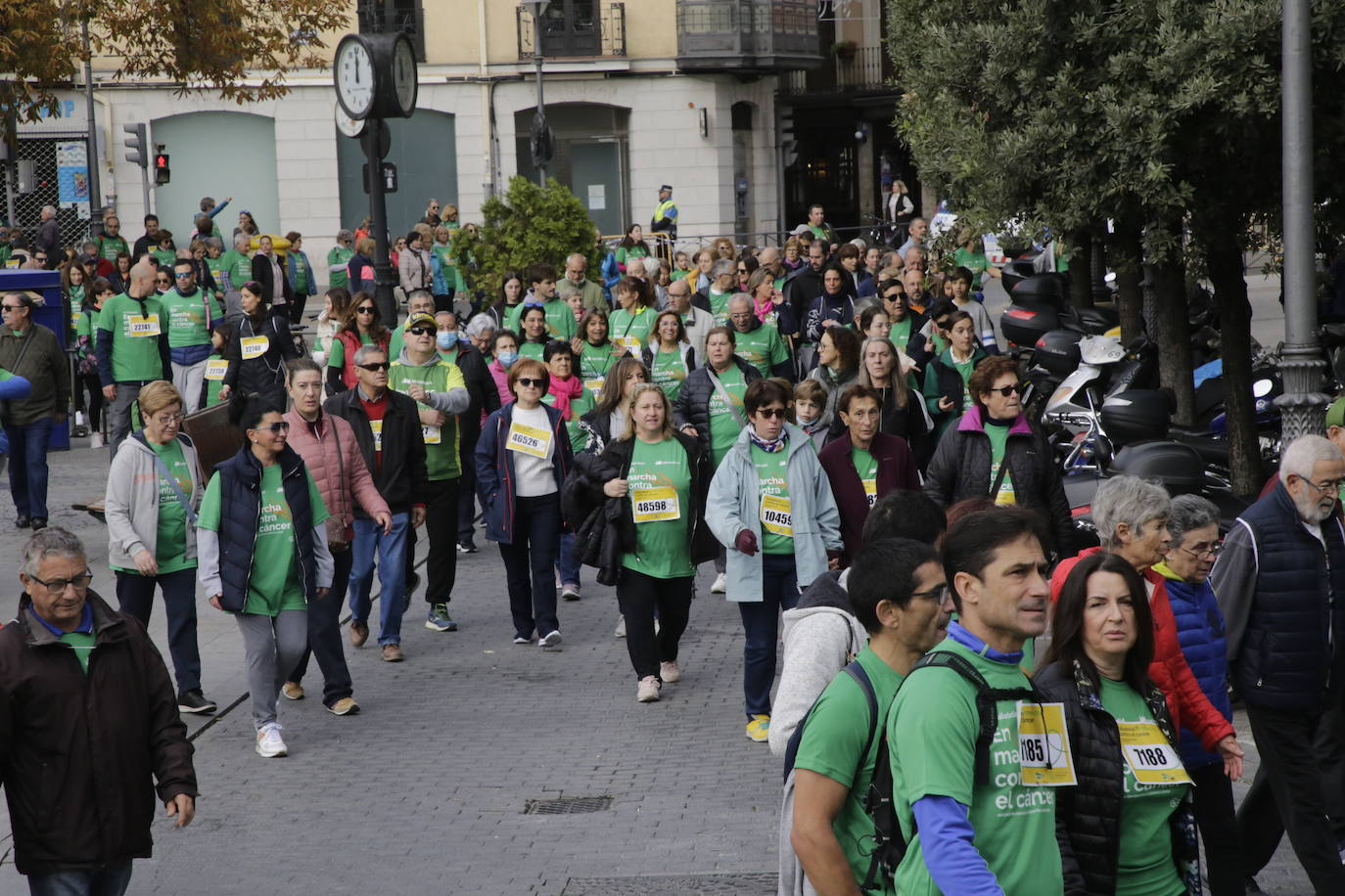 Fotos: La marcha contra el cáncer llena Valladolid de verde