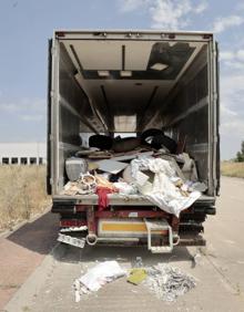 Imagen secundaria 2 - Valladolid: Villanubla confía en erradicar el cementerio de camiones «antes de 2023»