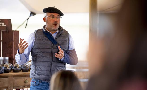 El ingeniero agrónomo y diector técnico de Cruz de Alba, Sergio Ávila. 