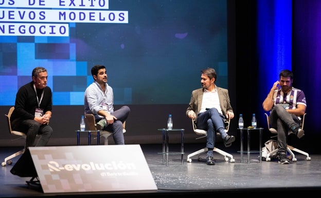 Rodrigo González, Efrén Álvarez, Roberto de Celis y Emilio Froján. 