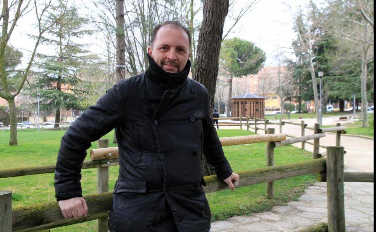 Javier Avellaneda en Segovia, ciudad en la que reside actualmente. 