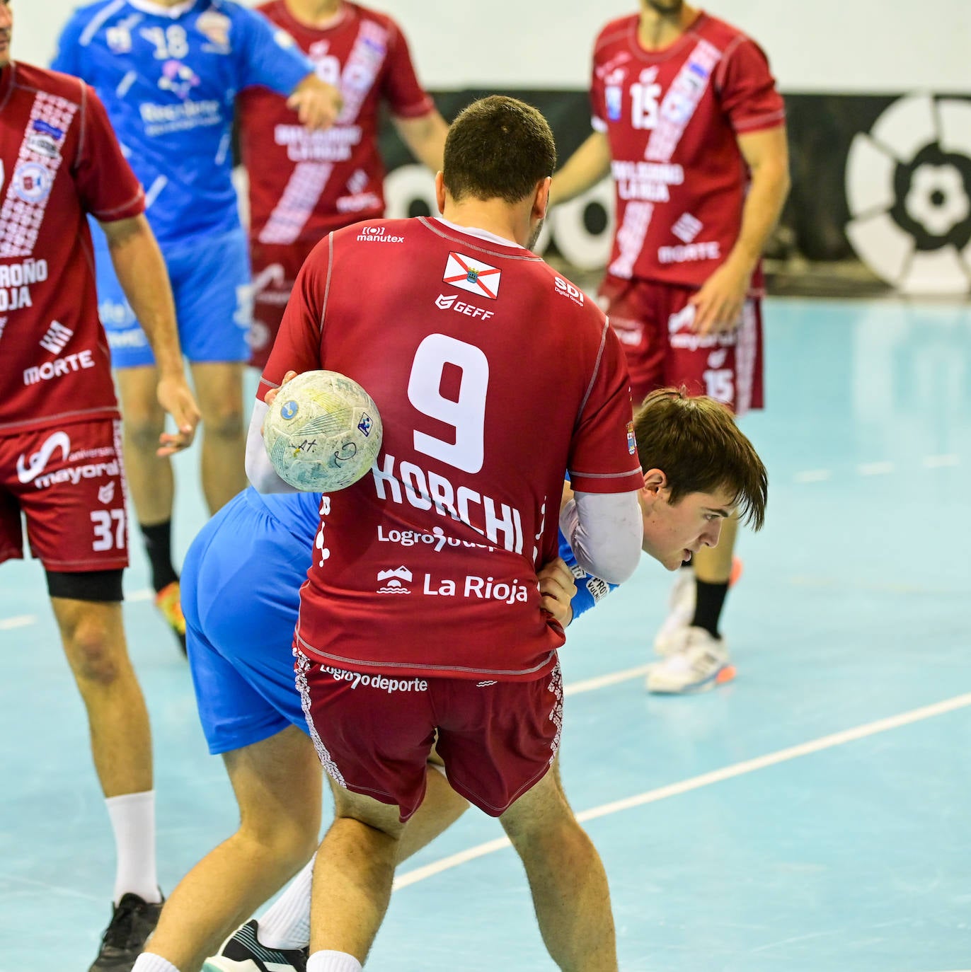 Fotos: El Recoletas iguala en los instantes finales frente a un poderoso BM Logroño La Rioja