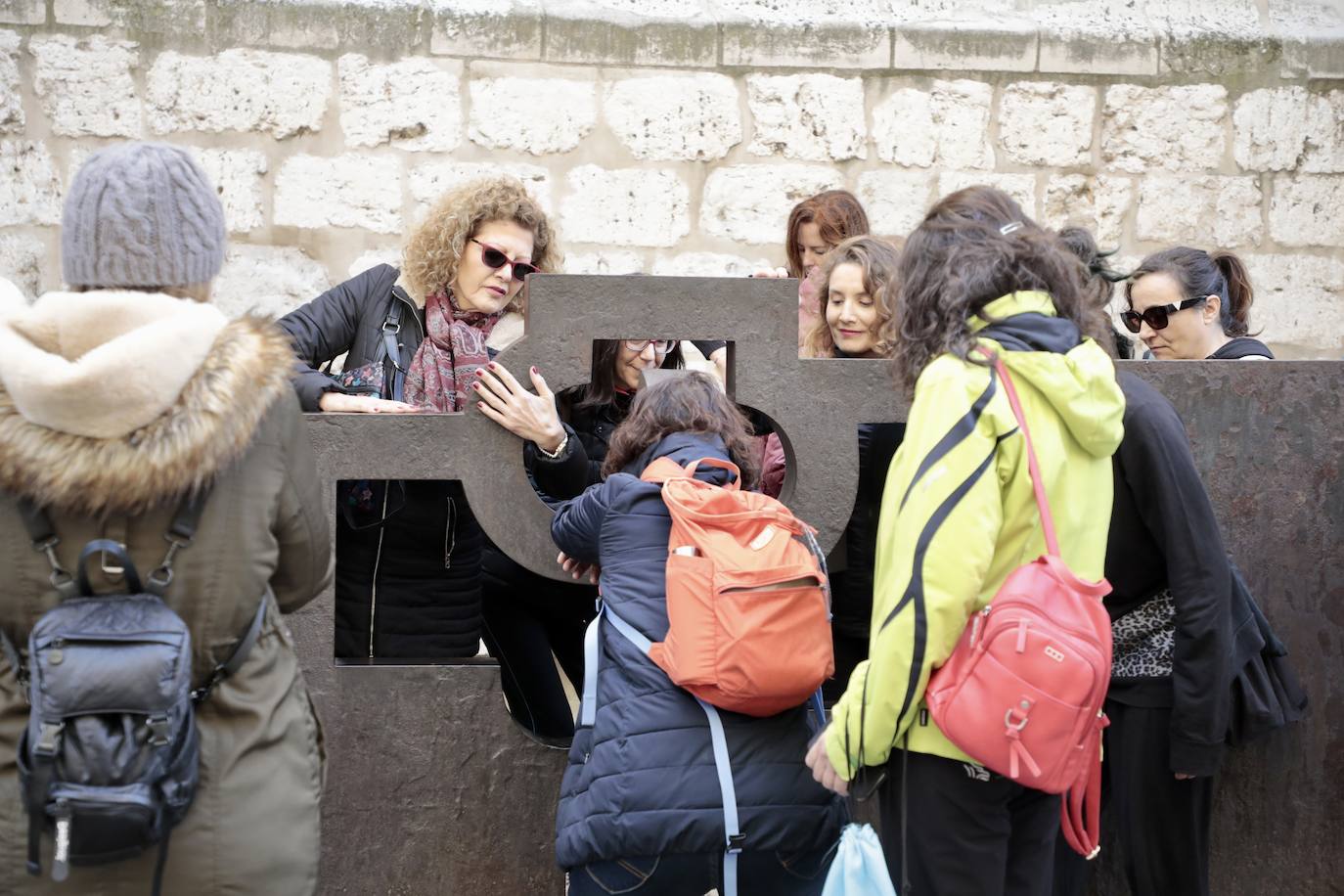 Fotos: Actos en Valladolid con motivo de los 40 años de la escultura de Chillida