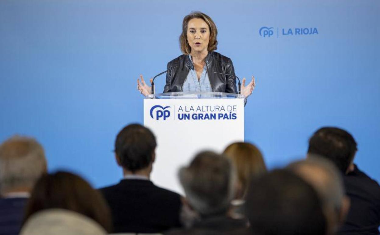 Cuca Gamarra, secretaria general del PP 