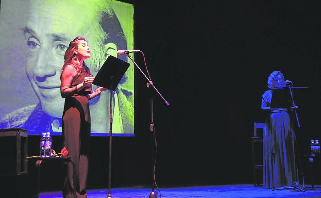 Representación de 'Una noche con los clásicos', ayer, en Segovia. 