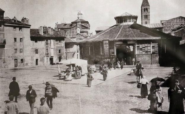 Imagen principal - Valladolid desaparecido: Mercado de Portugalete, el mercado vallisoletano sentenciado a muerte