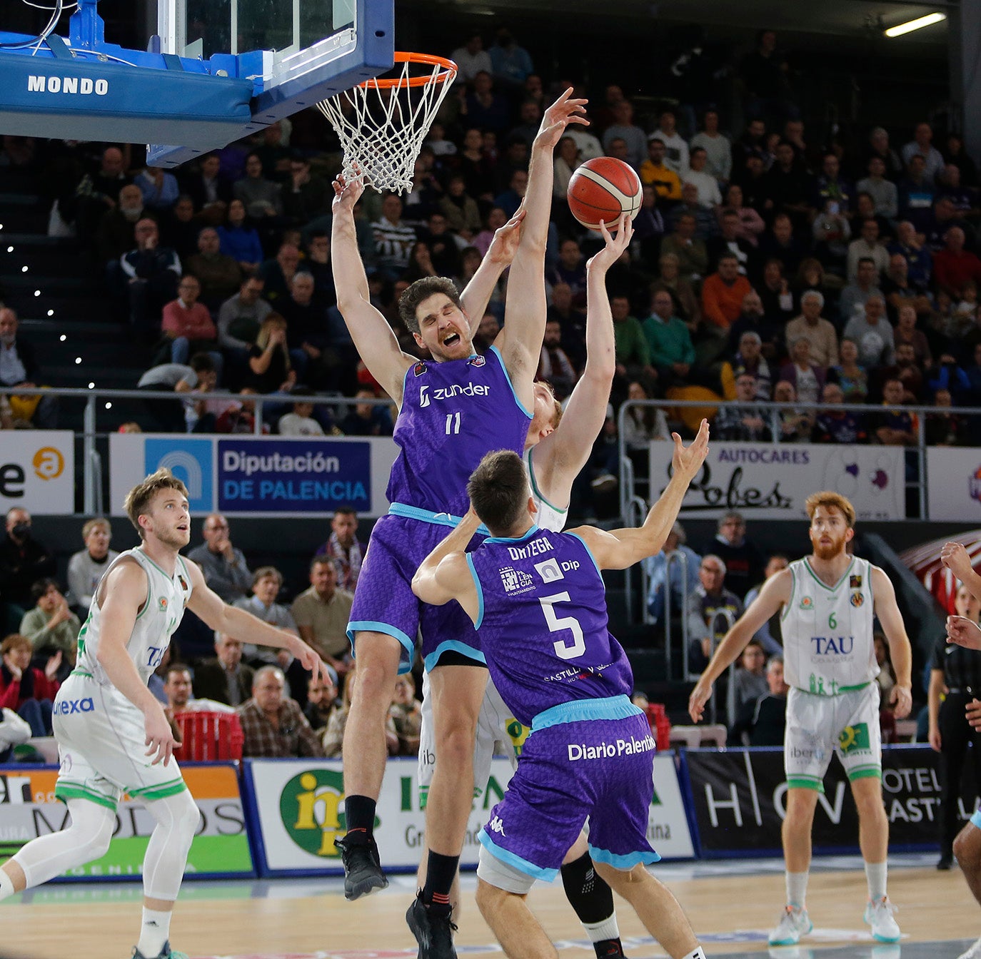 Zunder Palencia Baloncesto 77 - 63 TAU Castelló