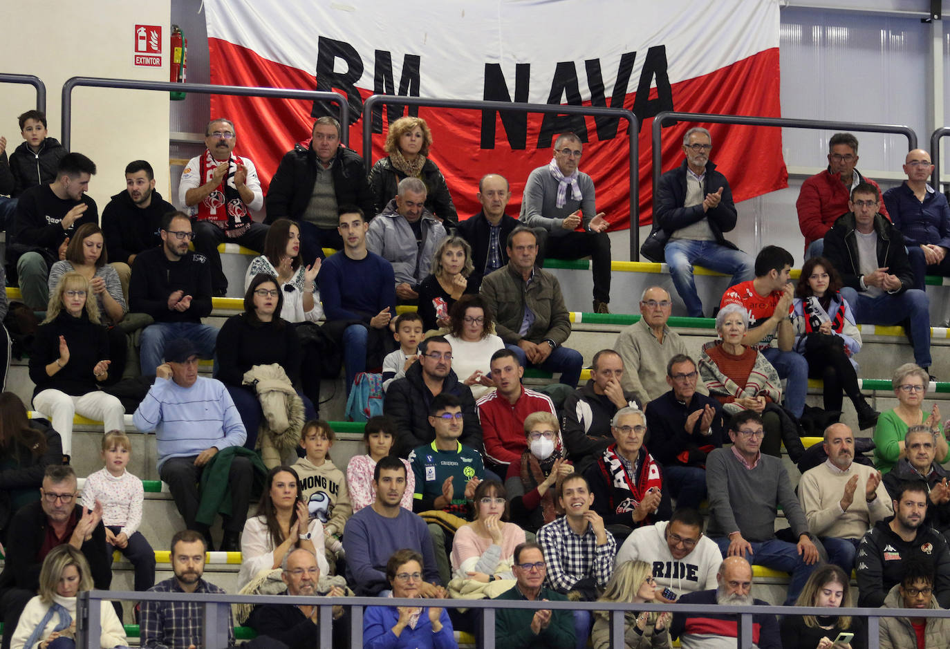 Victoria del Balonmano Nava ante Oviedo. 