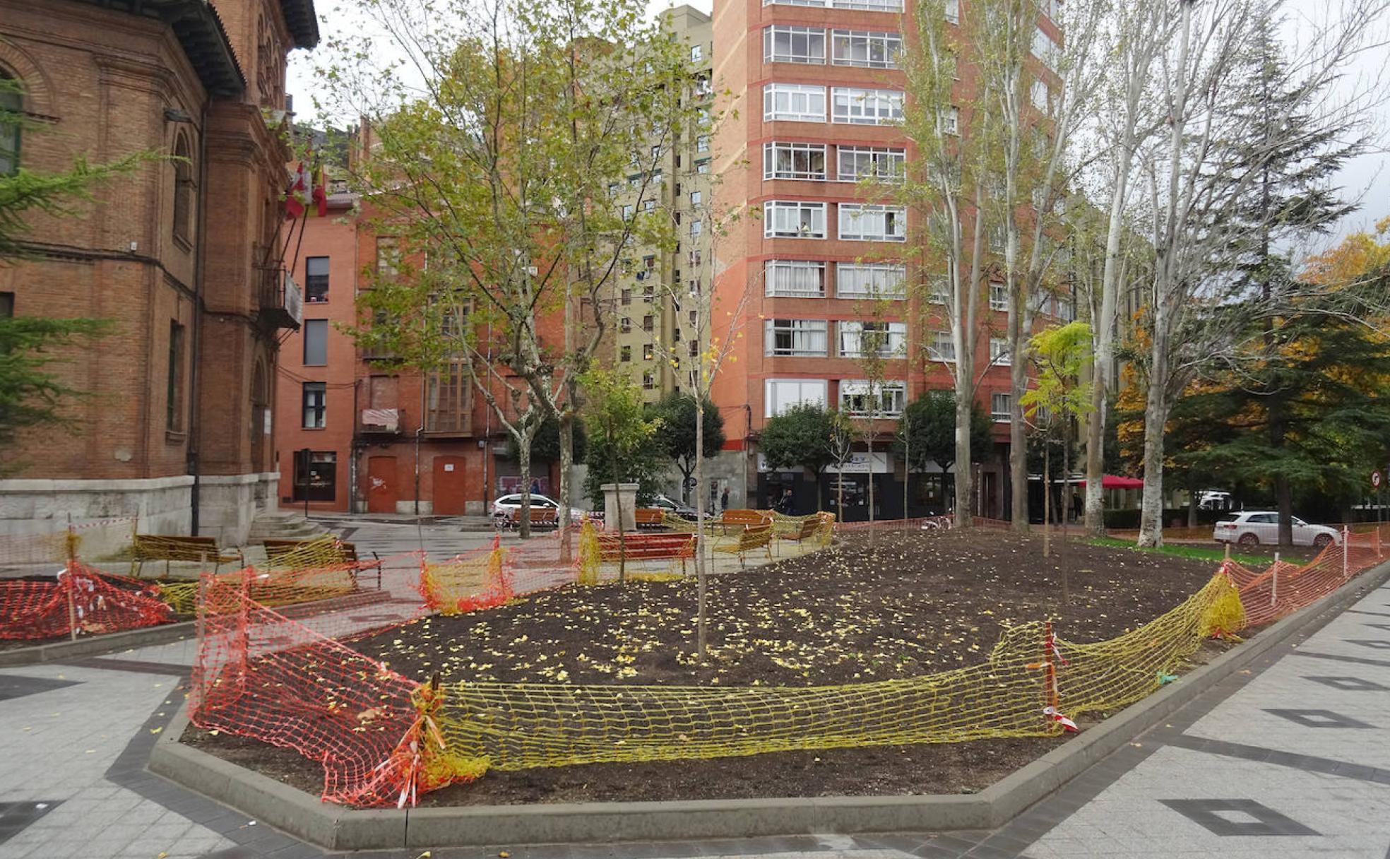 Los nuevos jardines de la plaza de San Nicolás. 