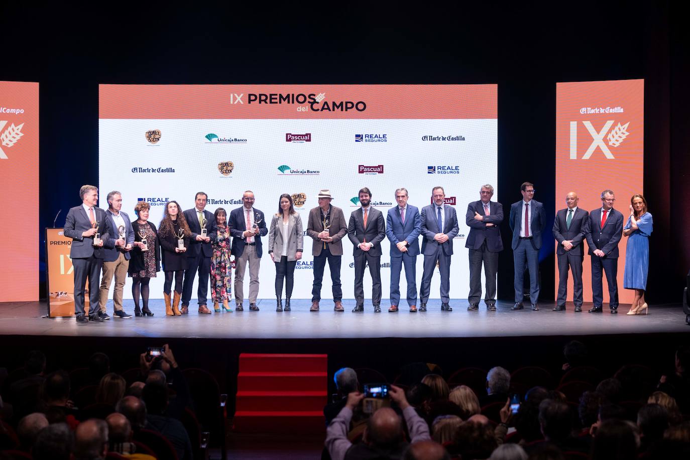 Entrega de los IX Premios del Campo de El Norte de Castilla, este martes.