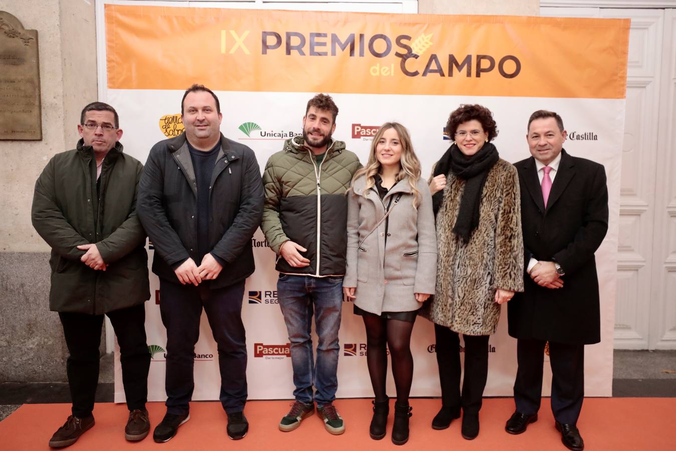 Rafael López, alcalde de Albornos (Ávila), Gustavo Domínguez, alcalde de Horcajo de las Torres (Ávila), Ignacio Verdejo y Rosana Ibar, de Pobladura de Pelayo García (León), María Eugenia López y Rodrigo Cabrejas (Deloitte).