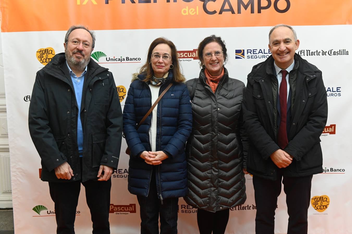 José Luis Marcos, Amalia Rodríguez, Paloma Castro y Antonio Largo, rector de la UVa.