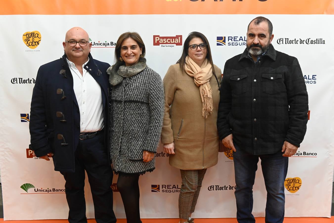 Armando Caballero (presidente de Cooperativa d eCereales de Trabancos), ESther Martín, Mª Mar Muñoz y Roberto Lucas.