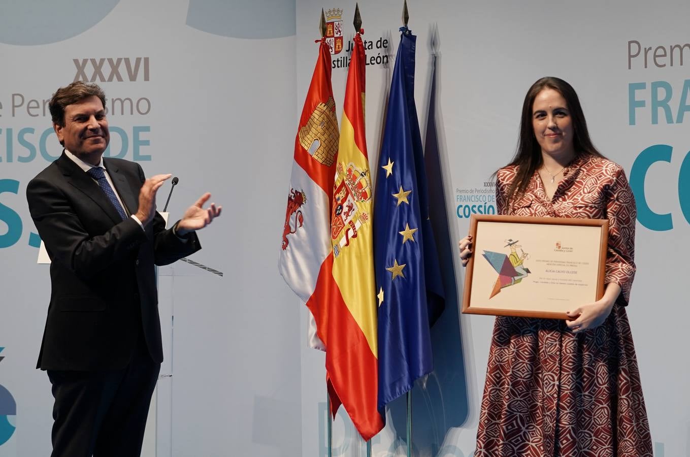 Alicia Calvo, de El Mundo de Castilla y León, recoge un accesit.