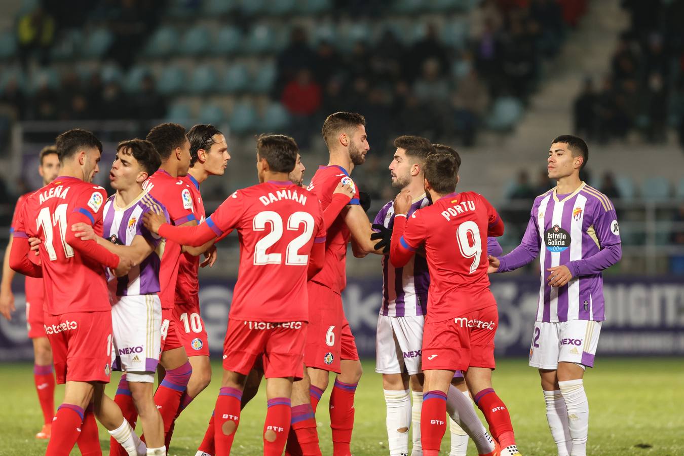 Fotos: Real Valladolid y Getafe disputan en La Nueva Balastera la primera Copa del Palencia CF (1-0)