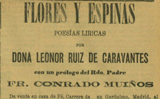 Imagen principal - Una escritora olvidada: Leonor Ruiz de Carabantes