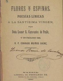 Imagen secundaria 2 - Una escritora olvidada: Leonor Ruiz de Carabantes