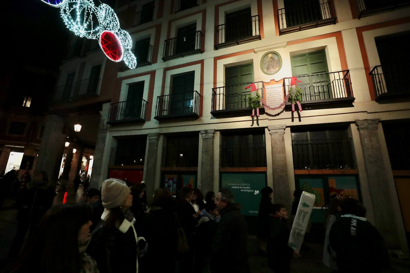Fotos: Decoración de Navidad en la calle Platerías de Valladolid