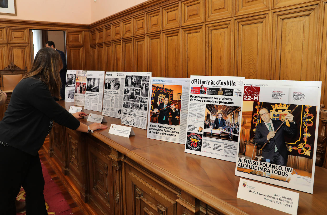 Fotos: Homenaje a los alcaldes de Palencia