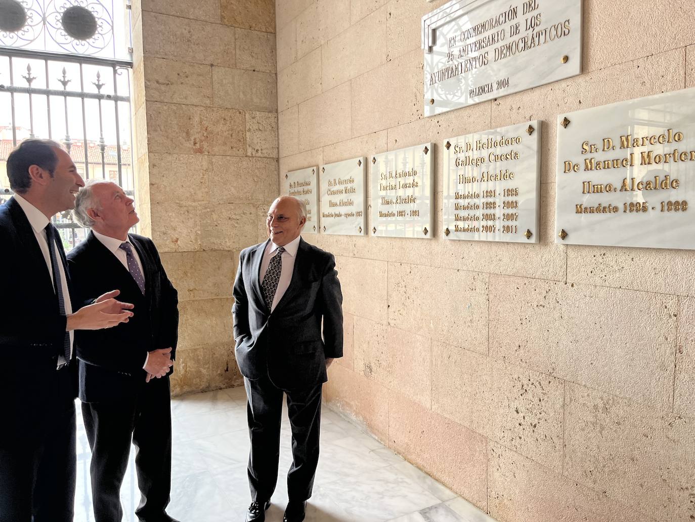 Fotos: Homenaje a los alcaldes de Palencia