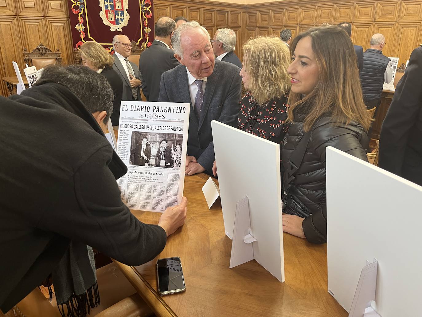 Fotos: Homenaje a los alcaldes de Palencia