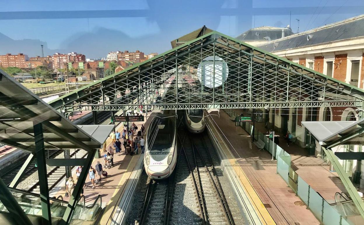 Estación de trenes Campo Grande, de Valladolid. 