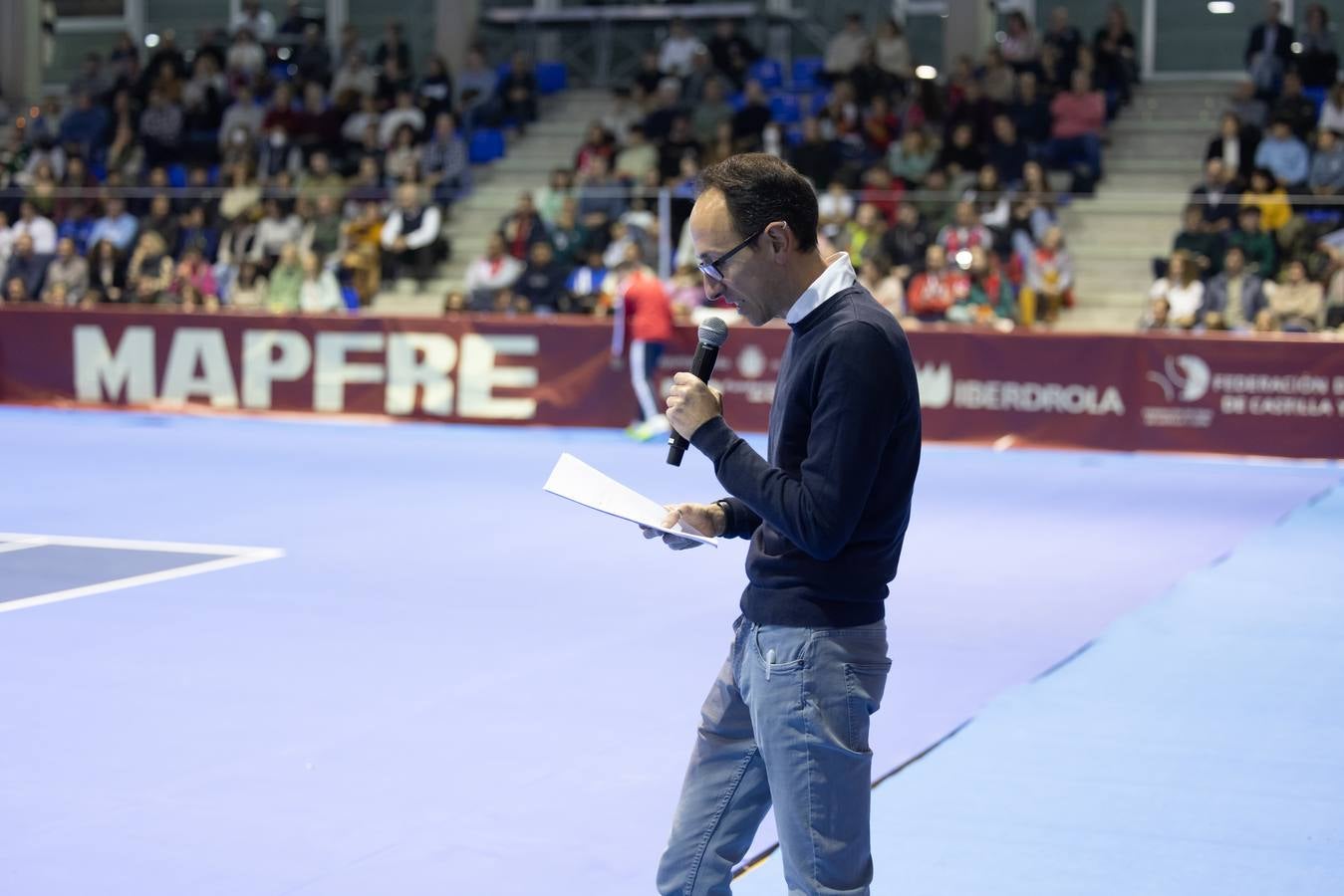 Fotos: Roberto Carballés y Feliciano López en el partido de exhibición celebrado en Valladolid