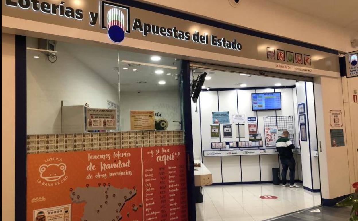 Administración de lotería La Rana de Oro, en Río Shopping.