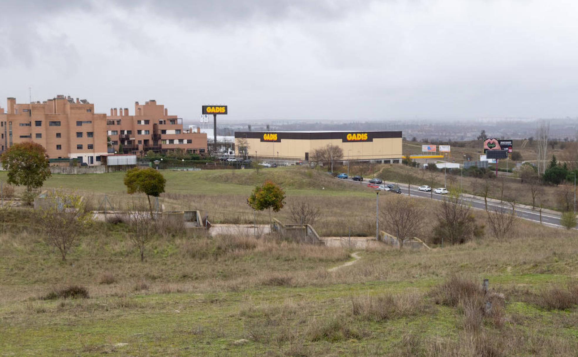 Terrenos de la ladera suroeste de Parquesol que se desarrollarán en los próximos ocho años tras el acuerdo aprobado por el Ayuntamiento.