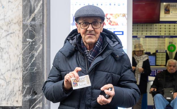 José María, un vallisoletano que buscaba un décimo terminado en 7 