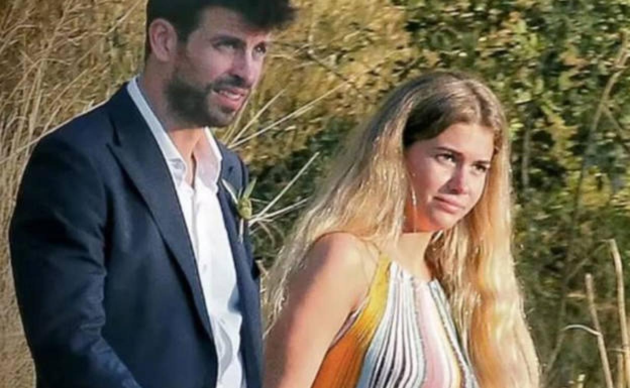 Gerard Piqué y Clara Chía.