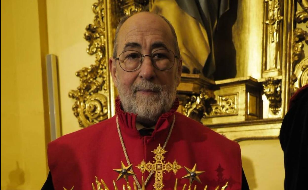 Eduardo de los Ríos, exalcalde de la Ilustre Cofradía Penitencial de Nuestra Señora de las Angustias.