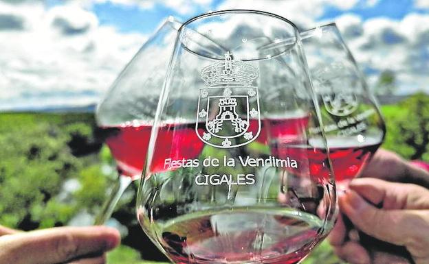 Brindis con rosados de Cigales. 